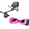 Zimx HB2 Hoverboard & HK2 HoverKart Bundle - Pink, Pink